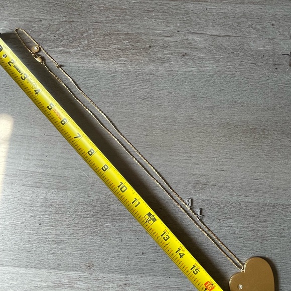 NWT Tory Burch frame gold necklace. - Picture 5 of 5